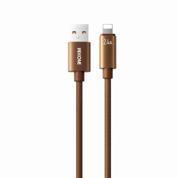 Καλώδιο Φόρτισης WK WDC-63i USB σε Lightning 1.2m Καφέ
