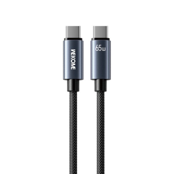Καλώδιο Φόρτισης WK WDC-64 USB-C σε USB-C PD 65W 1.2m Μαύρο