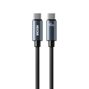 Καλώδιο Φόρτισης WK WDC-64 USB-C σε USB-C PD 65W 1.2m Μαύρο