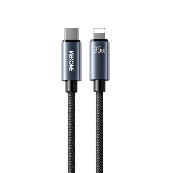 Καλώδιο Φόρτισης WK WDC-65 USB-C σε Lightning PD 35W 1.2m Μαύρο