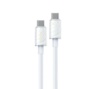 Καλώδιο Φόρτισης WK WDC-74 USB-C σε USB-C PD 65W 1.2m Λευκό