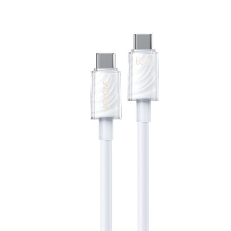 Καλώδιο Φόρτισης WK WDC-74 USB-C σε USB-C PD 65W 1.2m Λευκό Καλώδιο Φόρτισης WK WDC-74 USB-C σε USB-C PD 65W 1.2m Λευκό