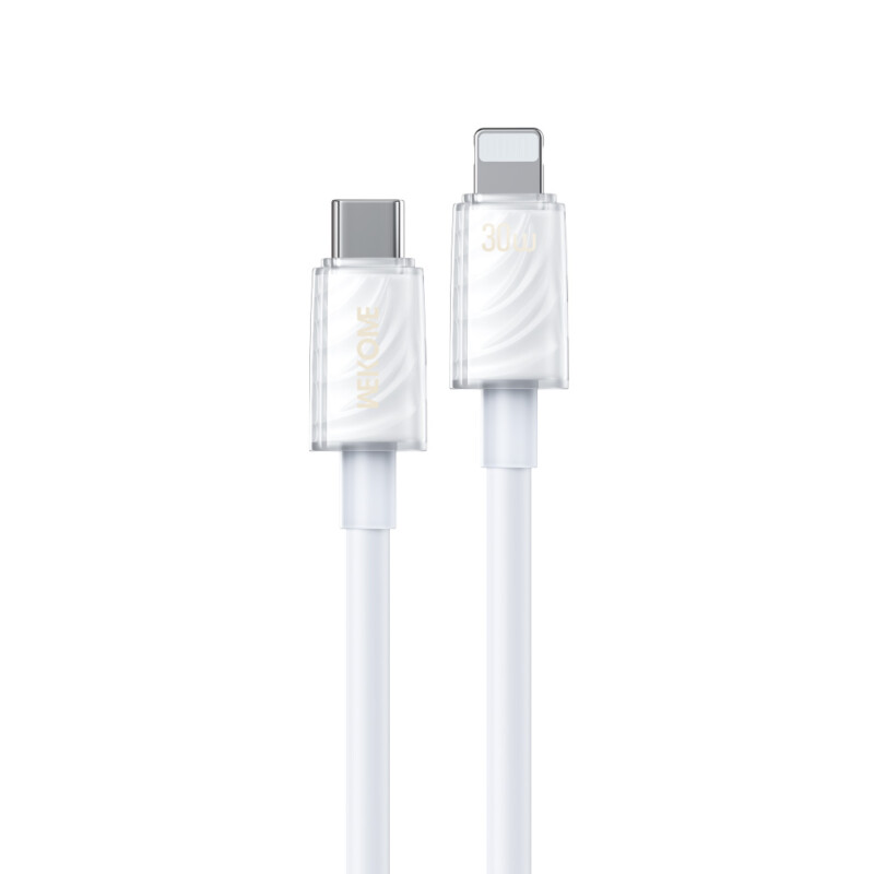 Καλώδιο Φόρτισης WK WDC-73 USB-C σε Lightning PD 30W 1.2m Λευκό Καλώδιο Φόρτισης WK WDC-73 USB-C σε Lightning PD 30W 1.2m Λευκό