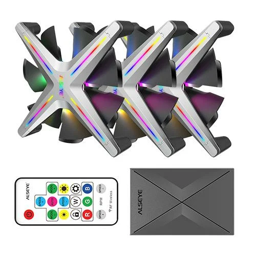 Case Cooler 12cm RGB-Fan Kit Alseye X12 Case Cooler 12cm RGB-Fan Kit Alseye X12