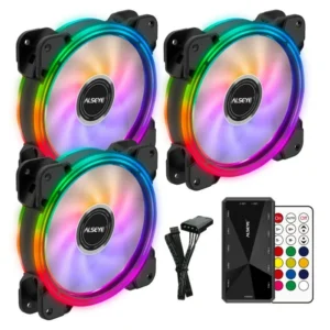 Case Cooler 12cm Alseye HALO 4.0 RGB-Fan x3 kit - Image 3