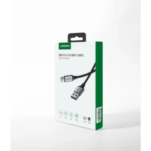 Καλώδιο Φόρτισης UGREEN US288 60128 USB σε USB-C 2m Μαυρό - Image 3