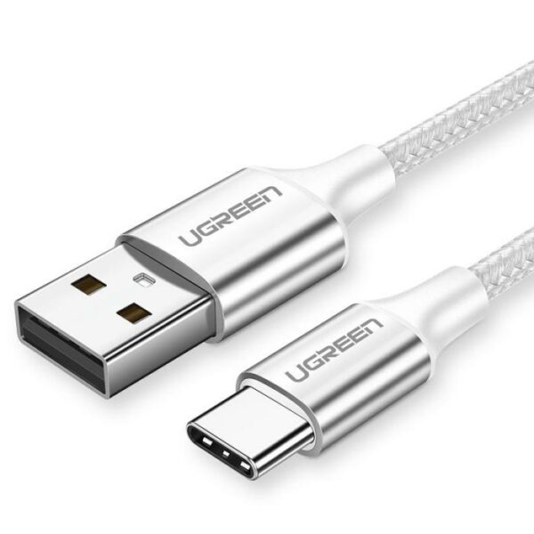 Καλώδιο Φόρτισης UGREEN US288 60133 USB σε USB-C 2m Ασημί