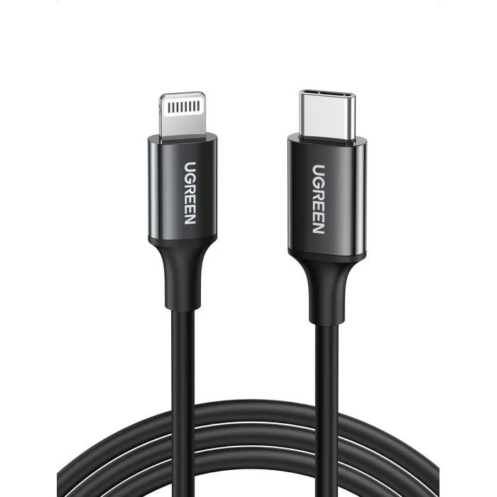 Charging Cable MFI UGREEN US171 18W PD TYPE-C/i6 Black 1m 60751 3A Charging Cable MFI UGREEN US171 18W PD TYPE-C/i6 Black 1m 60751 3A