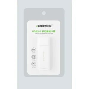 Card Reader USB UGREEN CM104 40752 SD/TF  Λευκό - Image 2