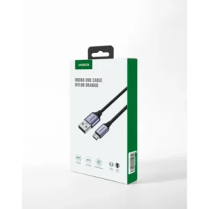 Καλώδιο Φόρτισης UGREEN US290 60148 USB σε Micro USB 2m Γκρι - Image 2