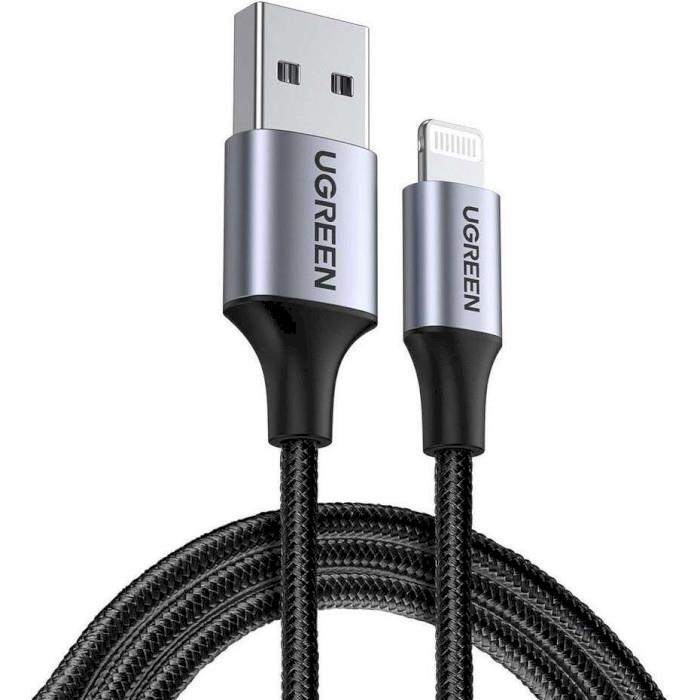 Καλώδιο Φόρτισης UGREEN US199 60156 USB to Lightning 1m Μαύρο Καλώδιο Φόρτισης UGREEN US199 60156 USB to Lightning 1m Μαύρο