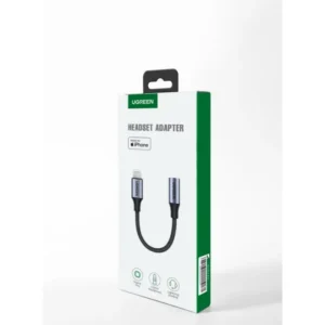 Αντάπτορας Lightning σε 3.5mm M/F UGREEN US211 30756 Μαύρο - Image 2