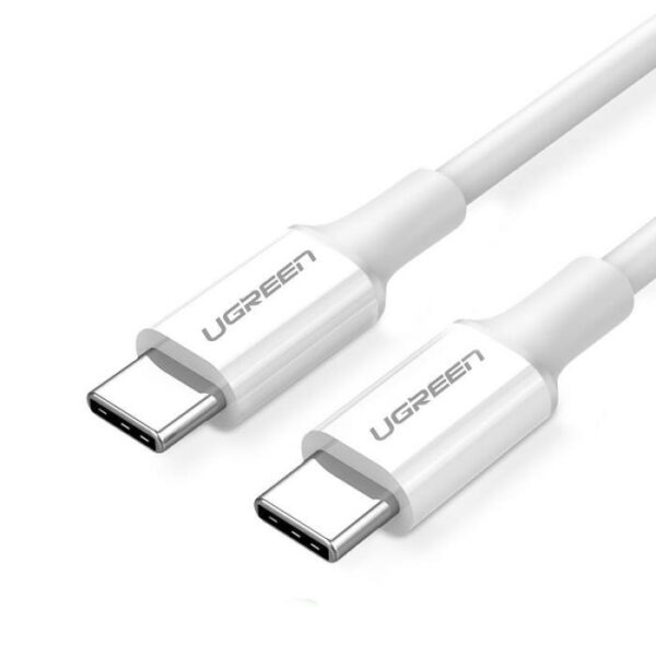 Καλώδιο Φόρτισης UGREEN US264 60518 USB-C σε USB-C PD 60W 1m Λευκό