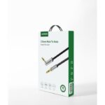 Καλώδιο Ήχου 3.5mm M/M UGREEN AV119 10597 1m Angled Flat Μαύρο
