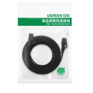 Καλώδιο Δικτύου U/FTP CAT7 UGREEN NW106 11266 15m Flat Pure Copper Μαύρο - Image 3