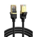 Καλώδιο Δικτύου F/FTP CAT7 UGREEN NW107 11229 0.5m Pure Copper Μαύρο