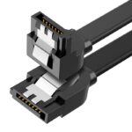Καλώδιο SATA 3.0 M/M UGREEN US217 30797 0.50m Angled Flat Μαύρο
