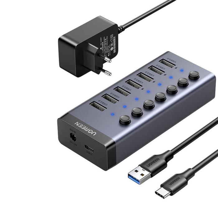 USB 3.0 Hub 7 Θέσεων UGREEN CM481 90307 USB 3.0 Hub 7 Θέσεων UGREEN CM481 90307