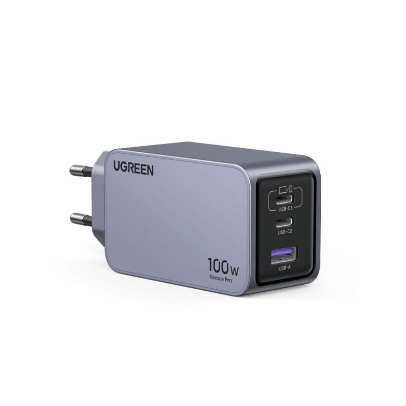 με καλώδιο USB-C 100W 1.5m Γκρί