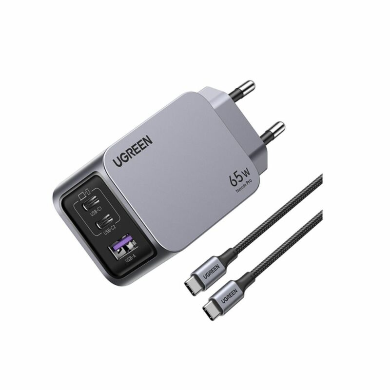 Φορτιστής Σπιτιού GaN PD 65W UGREEN X755 25871 3 Θέσεων