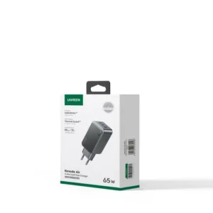 Φορτιστής Σπιτιού GaN PD 65W UGREEN  X553 35042 3 Θέσεων Γκρί - Image 3