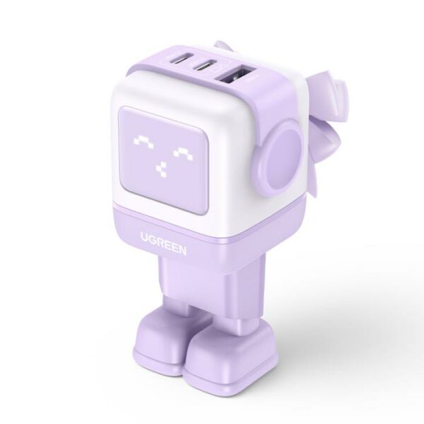 Φορτιστής Σπιτιού GaN 65W UGREEN CD361 35291 3 θέσεων Μωβ