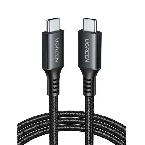 Καλώδιο Φόρτισης UGREEN US567 15373 USB-C σε USB-C PD 60W 1m Μαύρο Γκρί