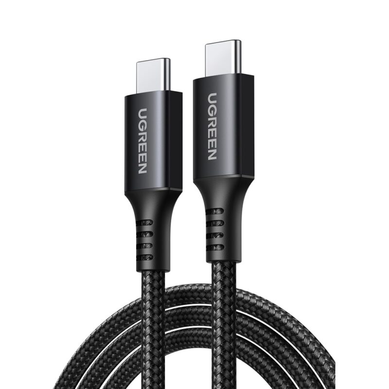 Καλώδιο Φόρτισης UGREEN US567 15374 USB-C σε USB-C PD 60W 2m Μαύρο Γκρί