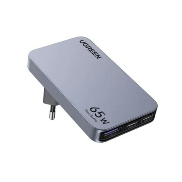 Φορτιστής Σπιτιού GaN PD 65W UGREEN X753 25356 3 Θέσεων Γκρί
