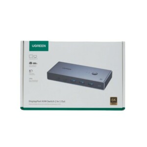 KVM Switch 2 θέσεων USB/DP UGREEN CM695 25962 - Image 3