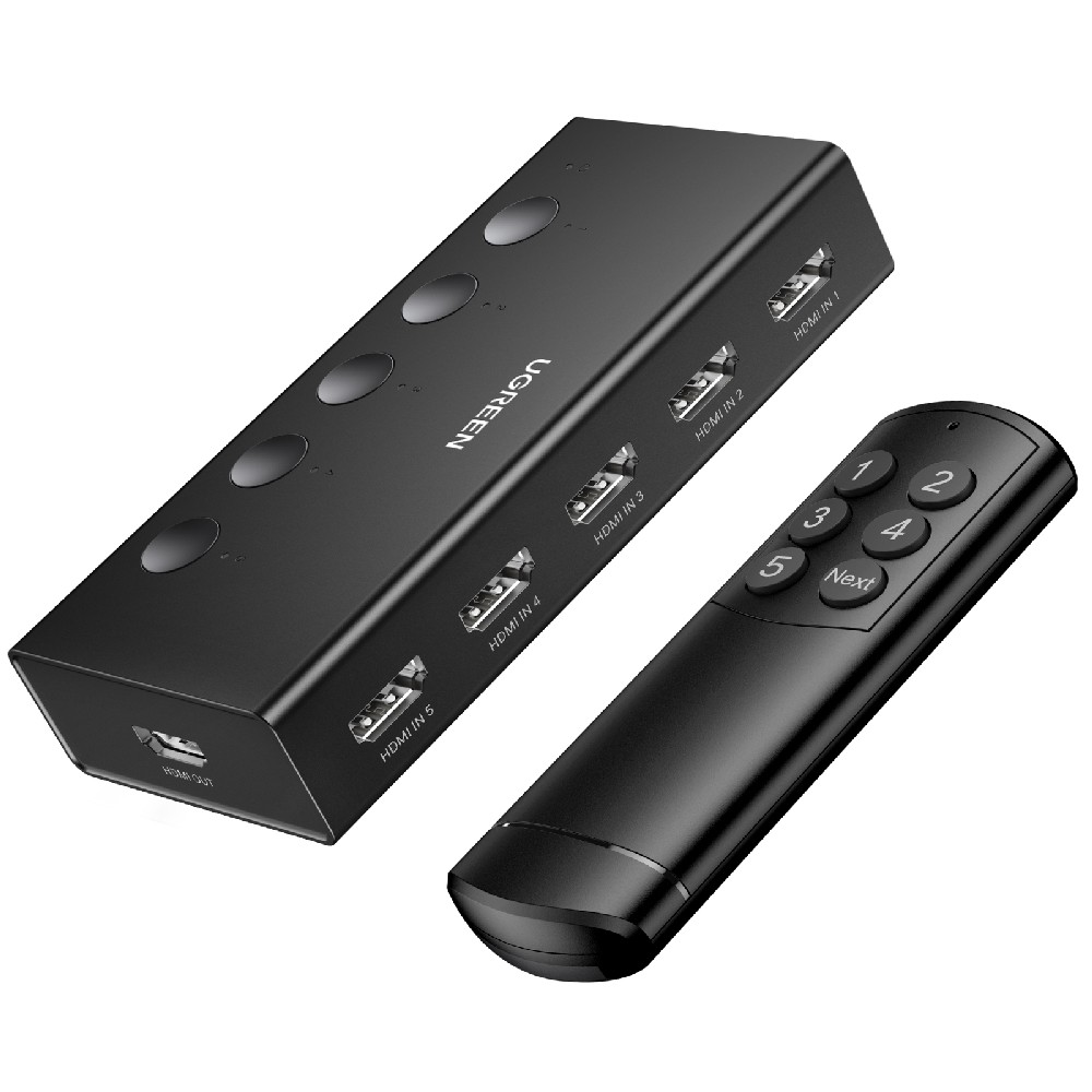 HDMI Switch 5 θέσεων 4K/60Hz UGREEN CM568 90512 HDMI Switch 5 θέσεων 4K/60Hz UGREEN CM568 90512