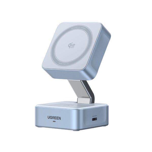 Φορτιστής Σπιτιού 25W Qi2 UGREEN W752 55960B με Ασύρματη Φόρτιση Magnetic Γκρι