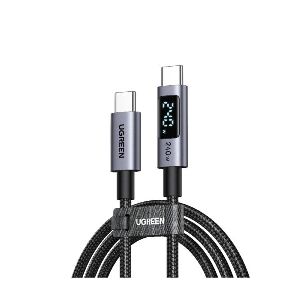 Καλώδιο Φόρτισης UGREEN L530 65866 USB-C σε USB-C PD 240W 1m Μαύρο
