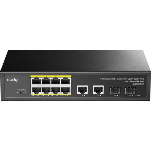 Switch 10 Θέσεων PoE Cudy GS1010PS2 Gigabit