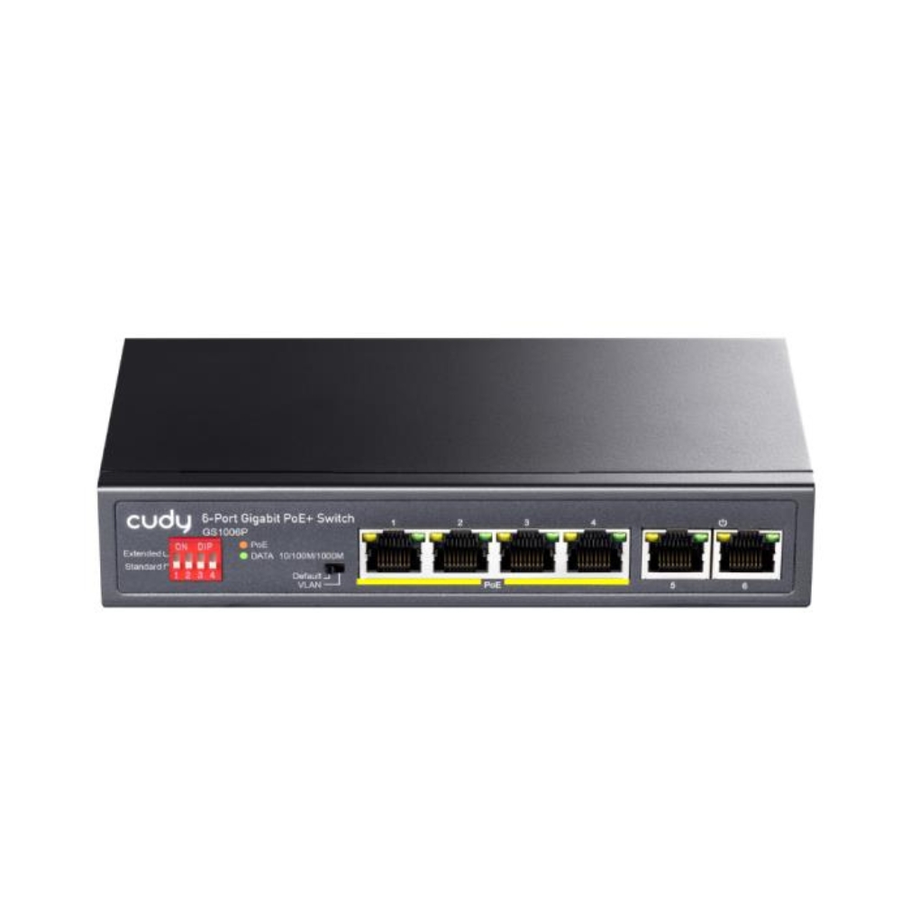 Switch 6 Θέσεων PoE Cudy GS1006P Gigabit Switch 6 Θέσεων PoE Cudy GS1006P Gigabit