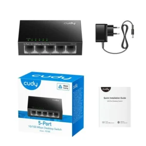 Switch 5 Θέσεων Cudy FS105 10/100 Mbps Μεταλλικό - Image 3
