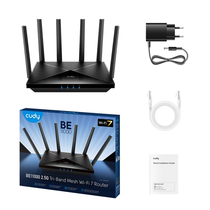 Access Point Cudy WR6500H Wi-Fi7 BE6500 2.5G