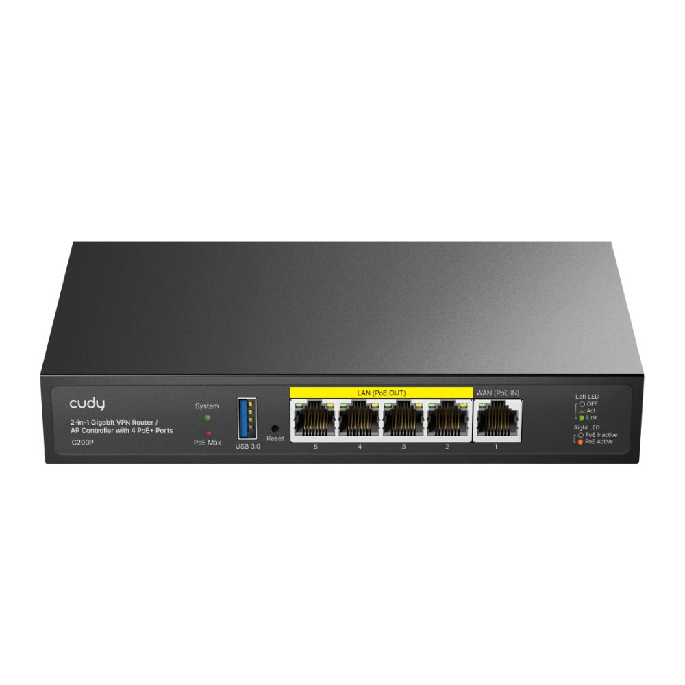 AP Controller/Router Cudy C200P Gigabit AP Controller/Router Cudy C200P Gigabit