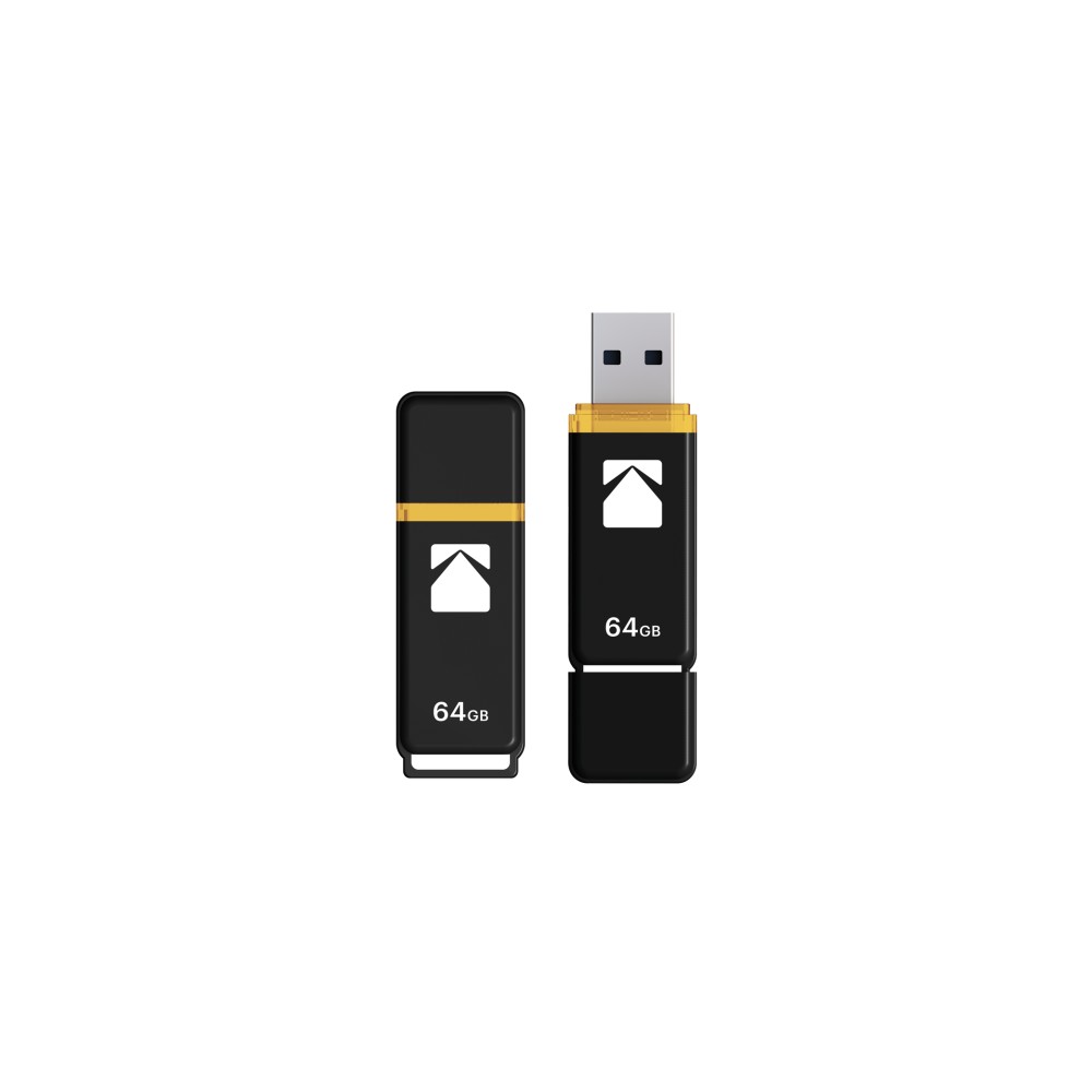 USB Stick Kodak K103 64GB Usb 3.2 Gen1 Μαύρο USB Stick Kodak K103 64GB Usb 3.2 Gen1 Μαύρο