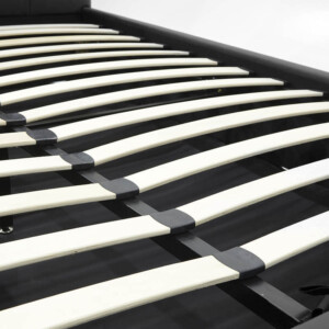 Κρεβάτι Roi pakoworld 160x200 PU μαύρο ματ + αποθηκευτικό χώρο-006-000017