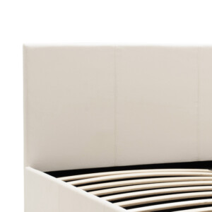 Κρεβάτι Norse pakoworld  pu λευκό με αποθηκευτικό χώρο 160x200εκ-006-000027