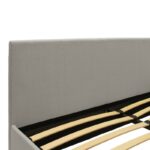 Κρεβάτι Norse pakoworld ύφασμα γκρι με αποθηκευτικό χώρο 160x200εκ-006-000030