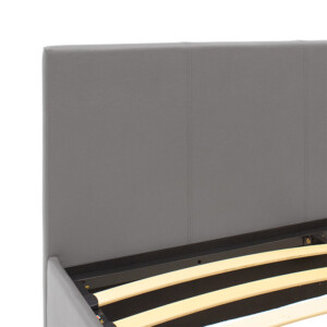 Κρεβάτι Norse pakoworld  pu γκρι ματ με αποθηκευτικό χώρο 160x200εκ-006-000039