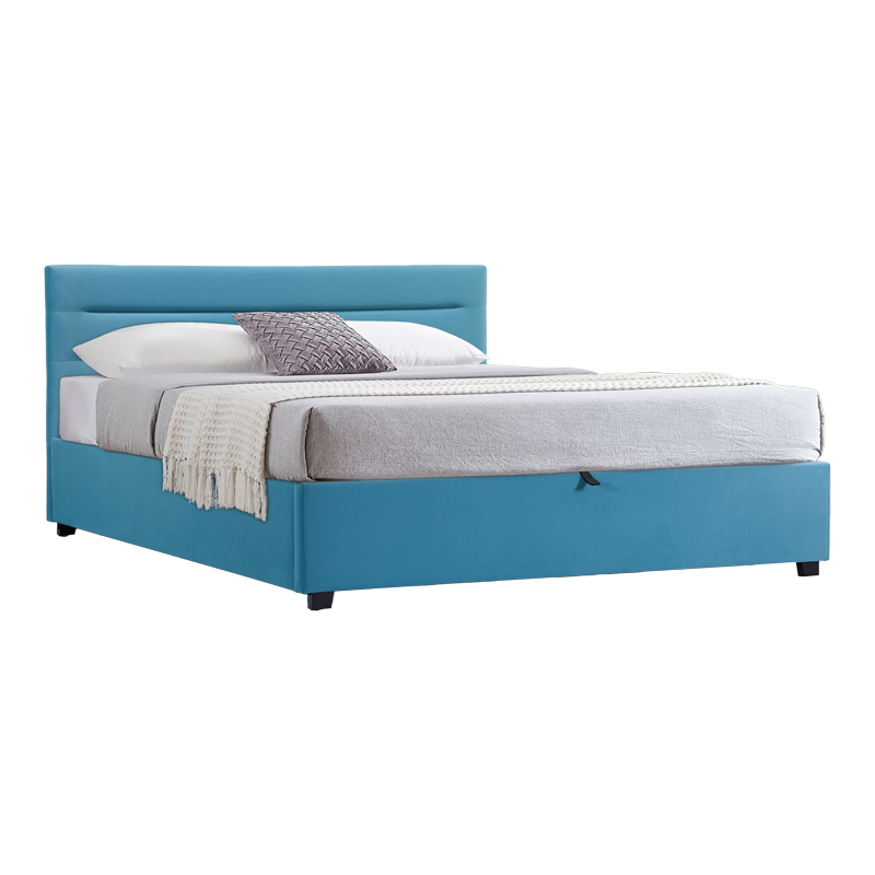 Κρεβάτι Molito pakoworld βελούδο σε πετρόλ απόχρωση με αποθηκευτικό χώρο160x200εκ-006-000049 Κρεβάτι Molito pakoworld βελούδο σε πετρόλ απόχρωση με αποθηκευτικό χώρο160x200εκ-006-000049