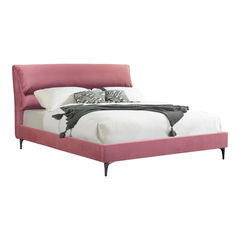 Κρεβάτι Aryna pakoworld βελούδο σε απόχρωση σάπιο μήλο 160x200εκ-006-000051 Κρεβάτι Aryna pakoworld βελούδο σε απόχρωση σάπιο μήλο 160x200εκ-006-000051