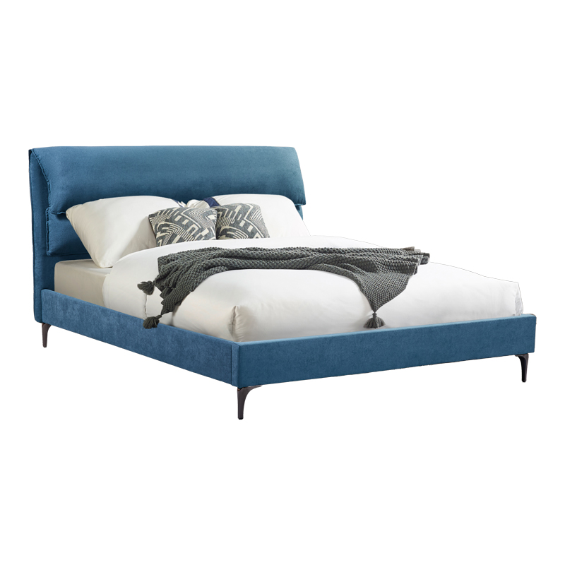 Κρεβάτι Aryna pakoworld ύφασμα σε πετρόλ απόχρωση 160x200εκ-006-000052 Κρεβάτι Aryna pakoworld ύφασμα σε πετρόλ απόχρωση 160x200εκ-006-000052