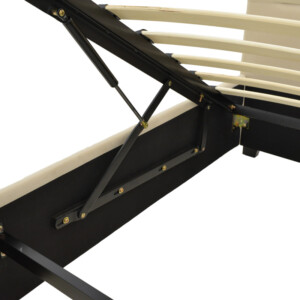 Κρεβάτι Molito pakoworld βελούδο σε εκρού απόχρωση με αποθηκευτικό χώρο120x200εκ-006-000058