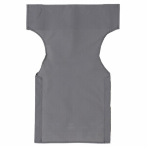 Διάτρητο πανί pakoworld επαγγελματικό πυκνότητας 2x1 για πολυθρόνα σκηνοθέτη χρώματος γκρι-λευκό-022-000020