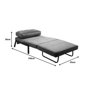 Πολυθρόνα-κρεβάτι Fancy pakoworld βελούδο σε σάπιο μήλο απόχρωση και πόδι μαύρο μέταλλο 95x98x70εκ-024-000041