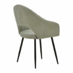 Πολυθρόνα Macie pakoworld ύφασμα antique γκρι-μαύρο 58x50x85εκ-029-000150